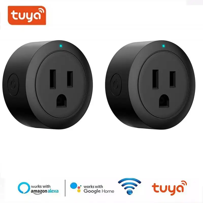 Smart Plug WiFi Socket US 10A Power Monitor Timing Function Tuya SmartLife APP Voice Control Work With Alexa Google Assistant
Smart Plug WiFi Socket US 10A Power Monitor Timing Function Tuya SmartLife APP Voice Control Work With Alexa Google Assistant