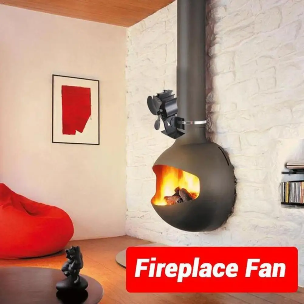 4 Blades Wood Burner Stove Fireplace Fan Improved Silent Motors Heat Powered Eco Stove Fan for Gas/Pellet/Wood/Log Stoves
4 Blades Wood Burner Stove Fireplace Fan Improved Silent Motors Heat Powered Eco Stove Fan for Gas/Pellet/Wood/Log Stoves
