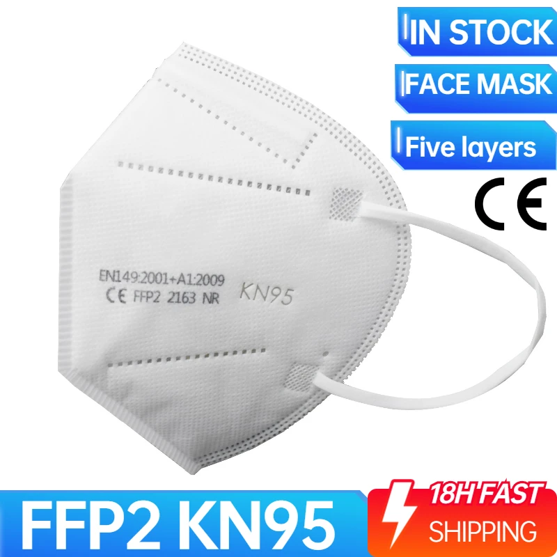In Stock FFP2 Masks KN95 Mascarillas Adults 5 Layers Filter Fabric Face Mask Protective Mouth Mask CE FFP2MASK Respirator Masque
In Stock FFP2 Masks KN95 Mascarillas Adults 5 Layers Filter Fabric Face Mask Protective Mouth Mask CE FFP2MASK Respirator Masque