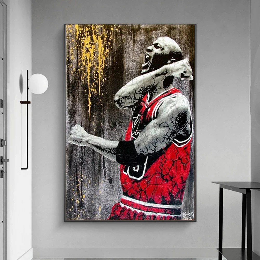 Abstract Canvas Poster Painting Super Star Jordan Poster Basketball Wall Picture For Living Room Decoration Sport Canvas Art
Abstract Canvas Poster Painting Super Star Jordan Poster Basketball Wall Picture For Living Room Decoration Sport Canvas Art