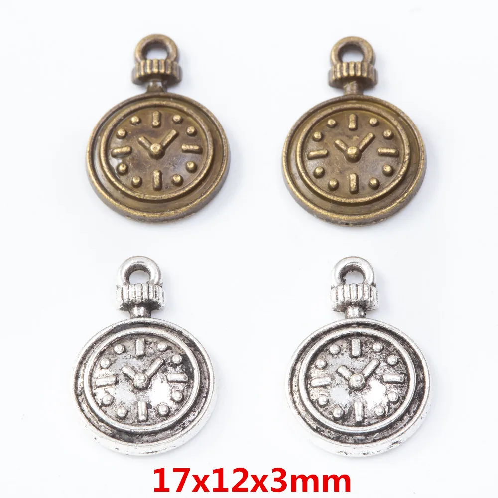 200 pieces of retro clock pendant zinc alloy pendant DIY European style jewelry making 7680
200 pieces of retro clock pendant zinc alloy pendant DIY European style jewelry making 7680