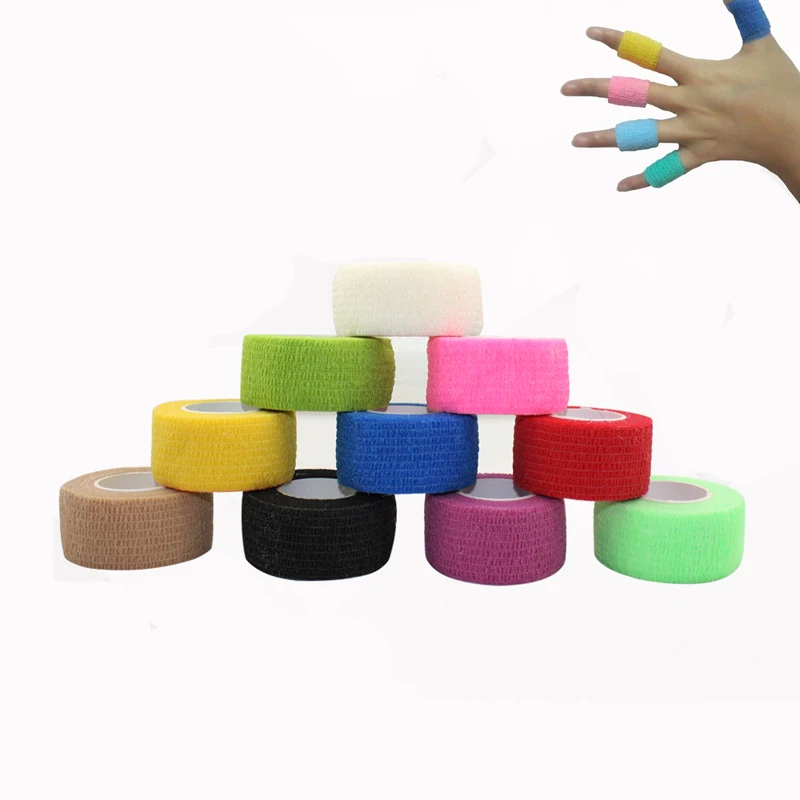 2.5 CM * 4.5 M Waterproof Self Adhesive Elastic Medical First Aid Nonwoven Cohesive Wound Bandage for Finger Tattoo Machine Pen
2.5 CM * 4.5 M Waterproof Self Adhesive Elastic Medical First Aid Nonwoven Cohesive Wound Bandage for Finger Tattoo Machine Pen