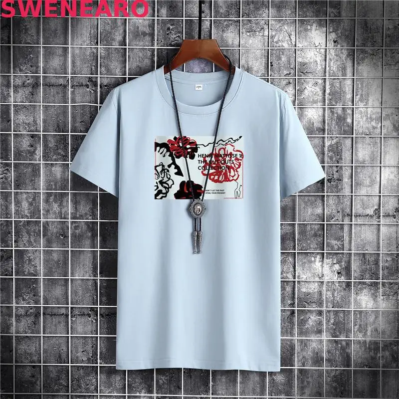 Summer new style print printing 100% cotton T-shirt Summer breathable size S-5XL men's T-shirt O-neck breathable
Summer new style print printing 100% cotton T-shirt Summer breathable size S-5XL men's T-shirt O-neck breathable