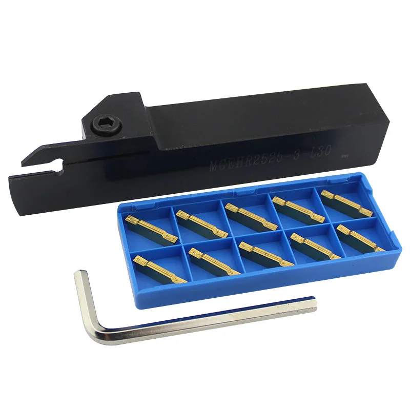 MGEHR2525-3-L30 MGEHR2525-4-L30 25mm 30mm Extra Longer Lathe Grooving Turning Tool holder 10pcs Carbide Inserts Tools Cutter
MGEHR2525-3-L30 MGEHR2525-4-L30 25mm 30mm Extra Longer Lathe Grooving Turning Tool holder 10pcs Carbide Inserts Tools Cutter