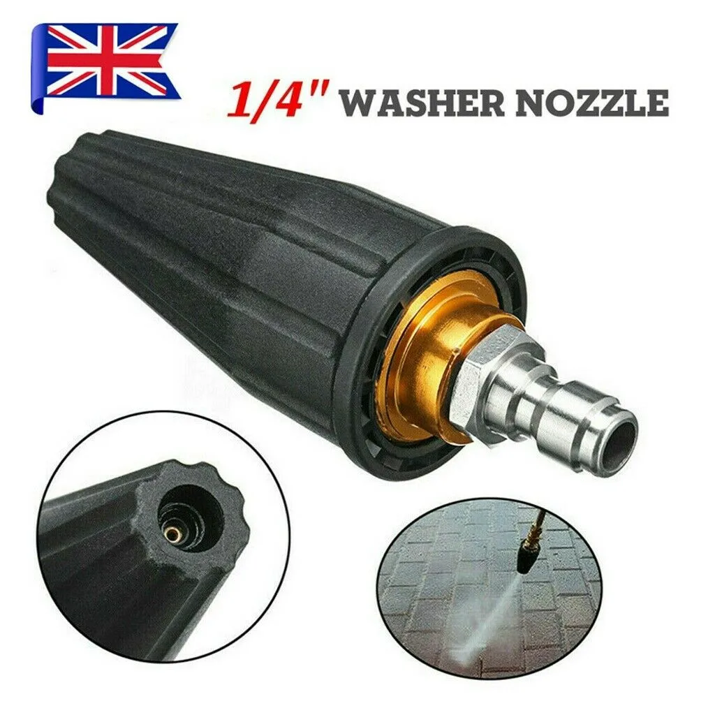 1PC Stainless Steel Copper Spray Nozzle 1/4" High Pressure Washer Jet Wash Dirt Rotating Turbo Spray Tip UK 105*40mm
1PC Stainless Steel Copper Spray Nozzle 1/4" High Pressure Washer Jet Wash Dirt Rotating Turbo Spray Tip UK 105*40mm