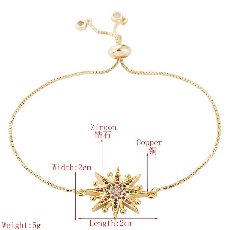 2020 new European and American hot sale copper bracelet personality sun flower rainbow zircon models ladies ins pull bracelet
2020 new European and American hot sale copper bracelet personality sun flower rainbow zircon models ladies ins pull bracelet