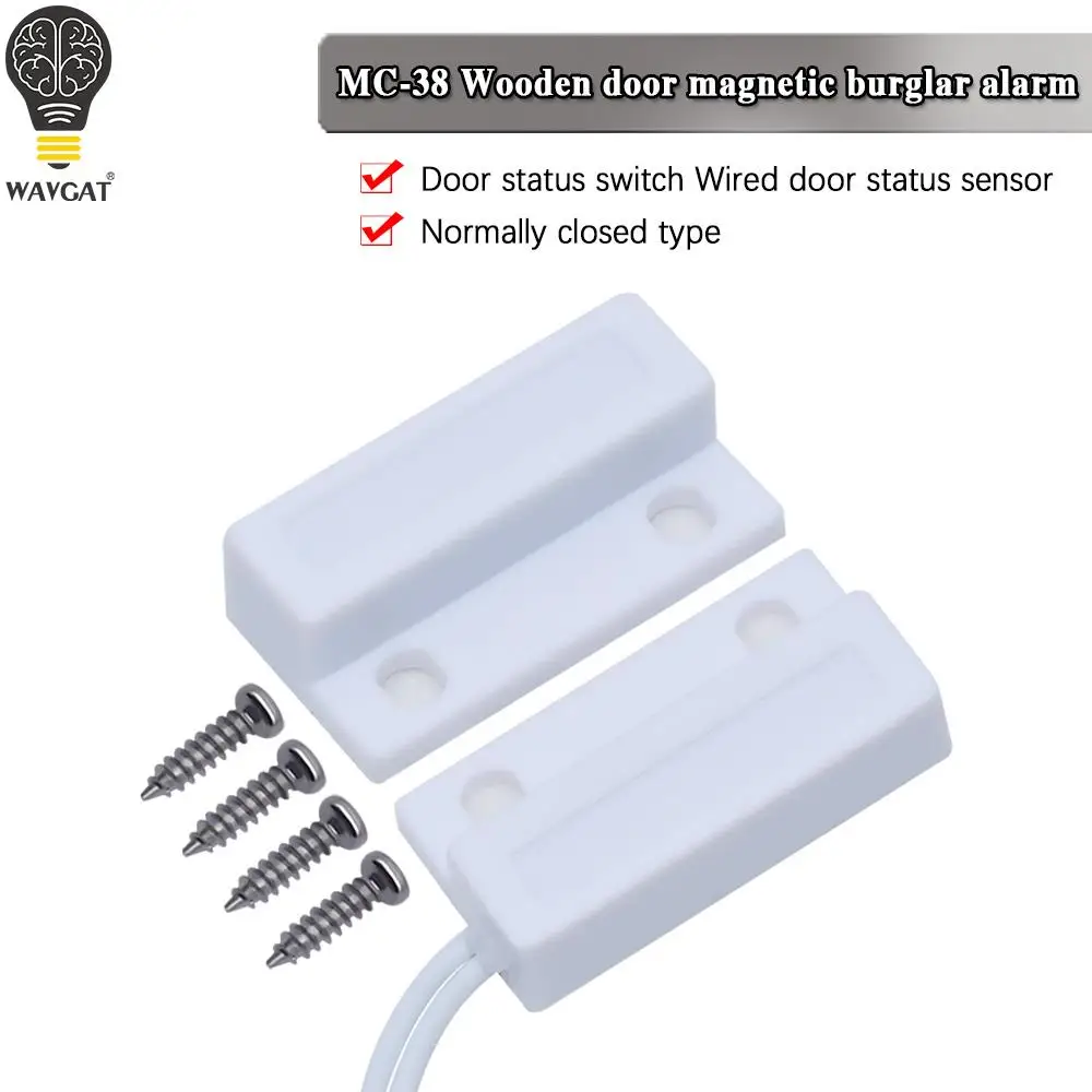 MC-38 MC38 Wired Door Window Sensor 30mm Wire Lengthen Randomly Magnetic Switch Home Alarm System for arduino
MC-38 MC38 Wired Door Window Sensor 30mm Wire Lengthen Randomly Magnetic Switch Home Alarm System for arduino