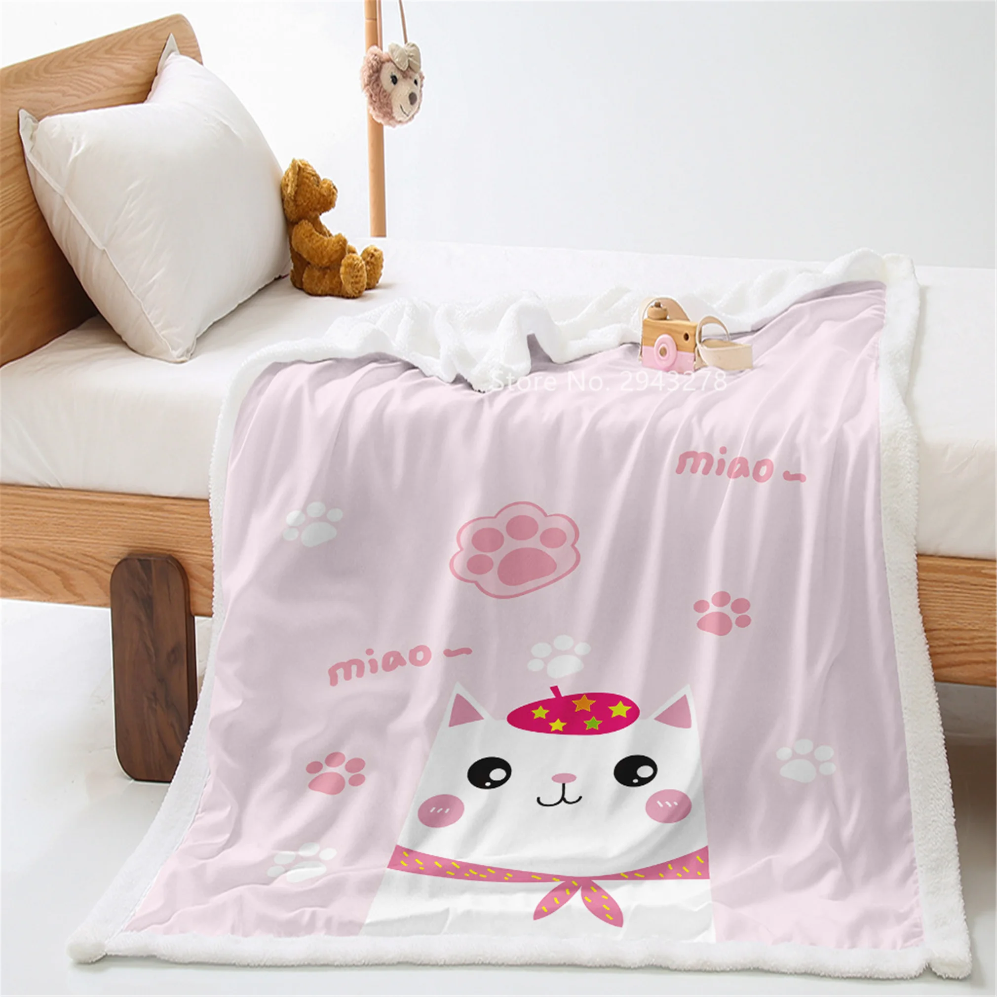 Home Textile Cartoon Cute Animals SERIES 3D Digital Printed Children Thick Comfortable Soft Lamb Cashmere Crystal Pile Blankets
Home Textile Cartoon Cute Animals SERIES 3D Digital Printed Children Thick Comfortable Soft Lamb Cashmere Crystal Pile Blankets