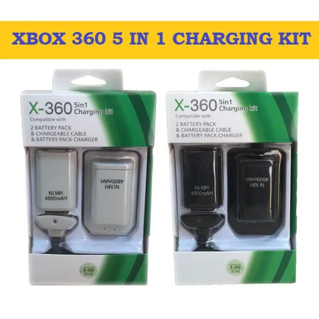 For Xbox 360 Controller Battery Pack 4800mAh Replacement Battery Pack Charging Kit for Xbox 360 Gamepad Recharger Batteries
For Xbox 360 Controller Battery Pack 4800mAh Replacement Battery Pack Charging Kit for Xbox 360 Gamepad Recharger Batteries