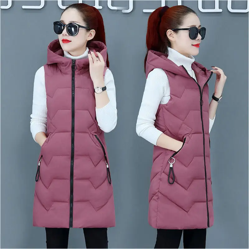 Women's vest Autumn Winter 2020 New Cotton Coat Student Clothing Slim Down Cotton Plus Size 3XL Long
Women's vest Autumn Winter 2020 New Cotton Coat Student Clothing Slim Down Cotton Plus Size 3XL Long