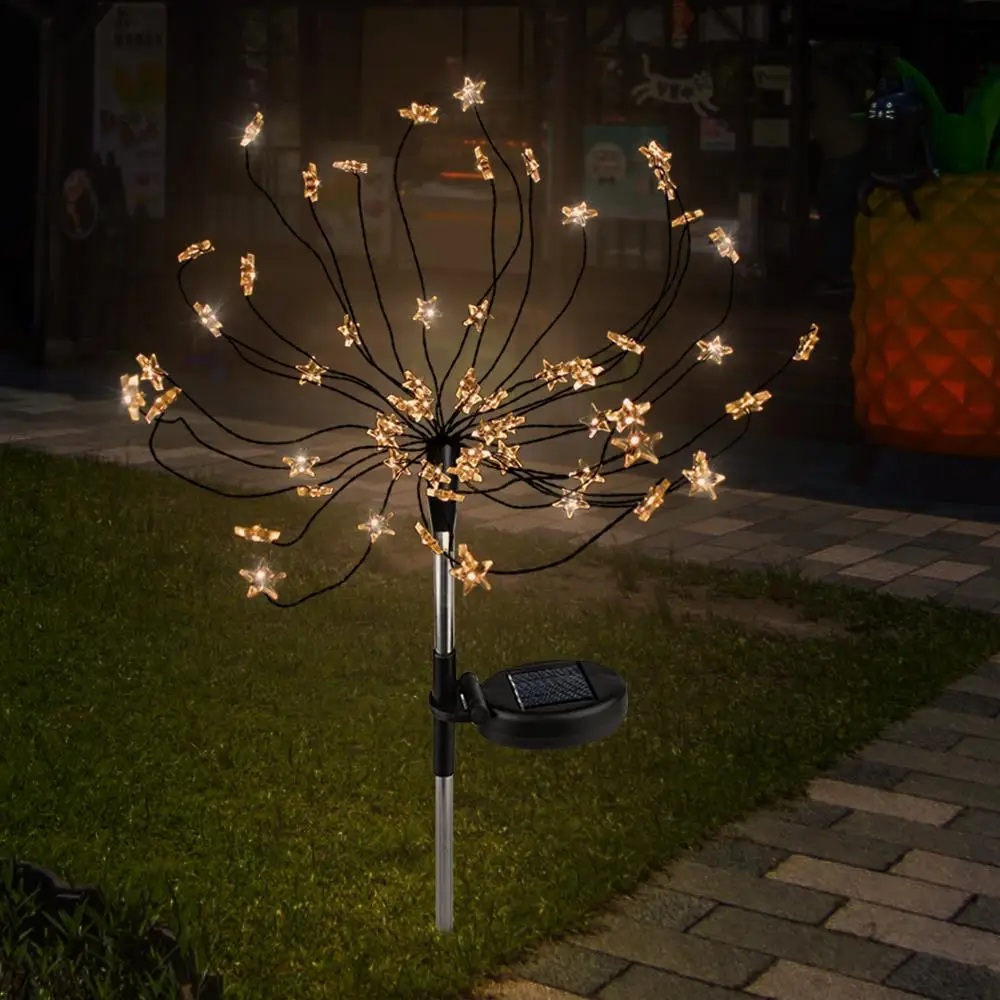 Star Fairy Bouquet Dandelion Lights Solar Energy Outdoor Decoration Festival New Year 60LEDs Warm White/White Creative
Star Fairy Bouquet Dandelion Lights Solar Energy Outdoor Decoration Festival New Year 60LEDs Warm White/White Creative