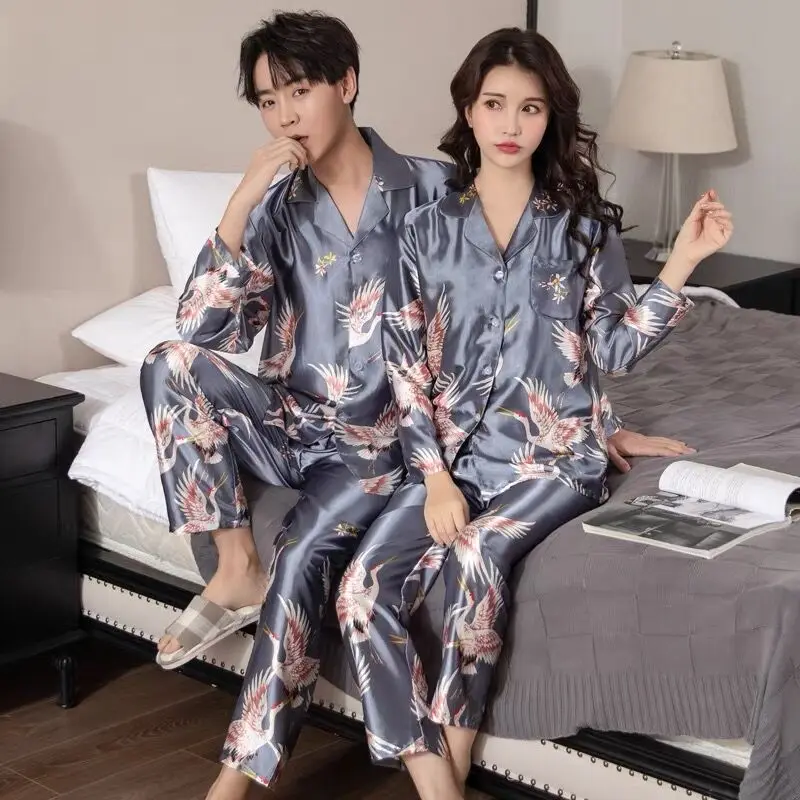 Japanese Style Pajamas Set Men Spring Autumn Shower Shirts Pants Tops Lovers Couple Sleepwear Home Wear Pajamas Suit Loungewear
Japanese Style Pajamas Set Men Spring Autumn Shower Shirts Pants Tops Lovers Couple Sleepwear Home Wear Pajamas Suit Loungewear