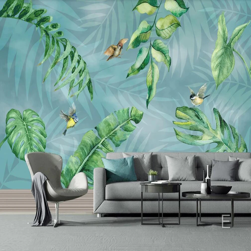 Milofi custom 3D wallpaper mural Nordic minimalist hand-painted tropical plants bird living room bedroom background wall decorat
Milofi custom 3D wallpaper mural Nordic minimalist hand-painted tropical plants bird living room bedroom background wall decorat
