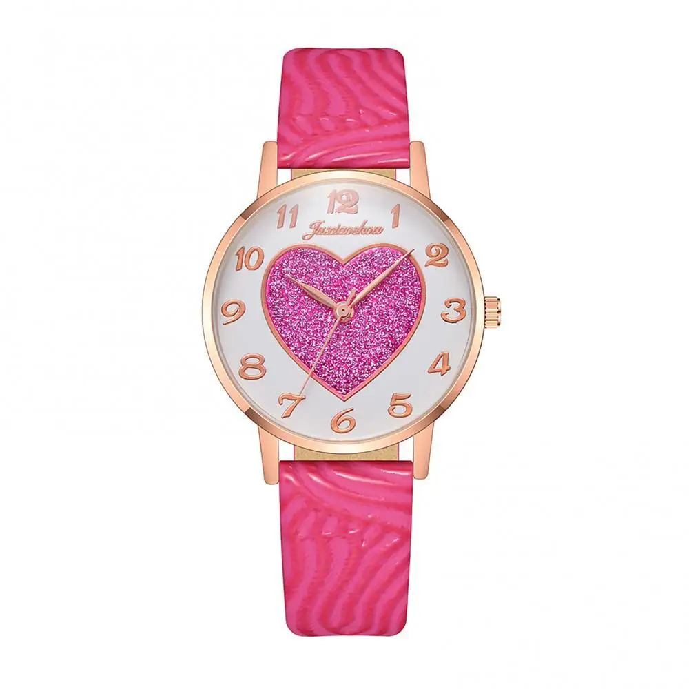40%HOT Women Heart-shaped Quartz Watch Casual Faux Leather Band Round Dial Wristwatch
40%HOT Women Heart-shaped Quartz Watch Casual Faux Leather Band Round Dial Wristwatch