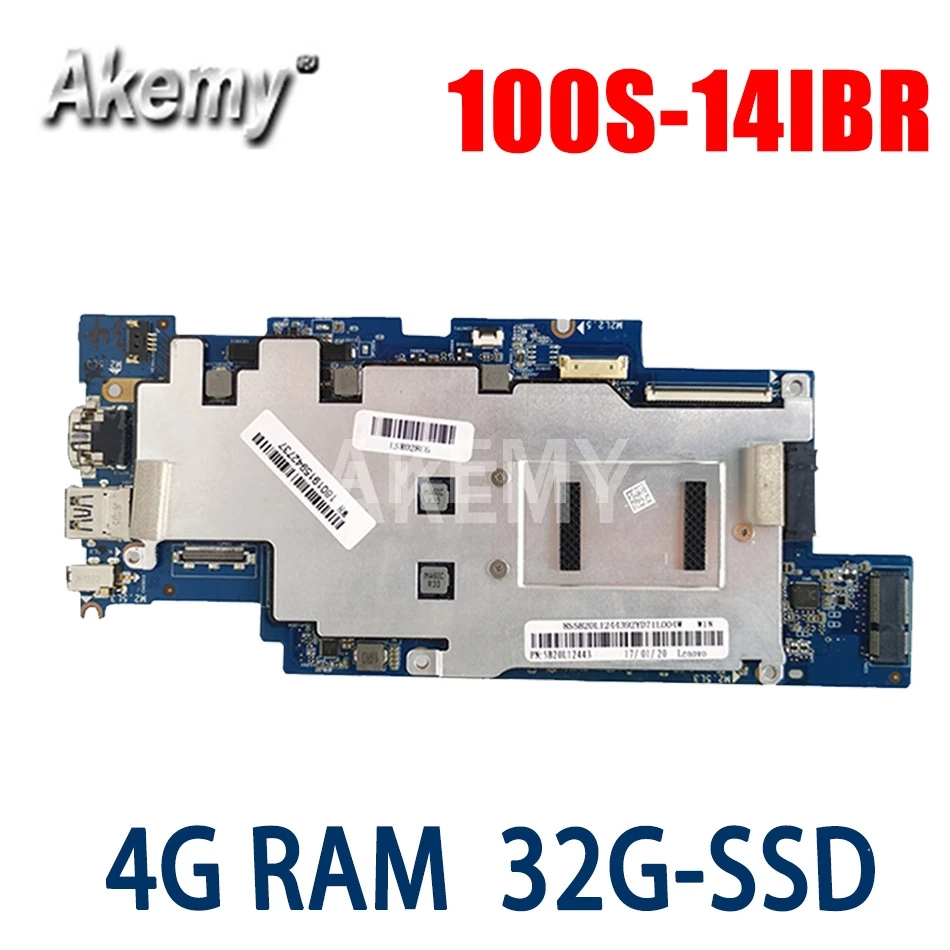 5B20L63294 для 100S-14IBR Lenovo IdeaPad 100S-14IBR 1501B_01_01 Материнская плата ноутбука N3050 / N3060 CPU 4G RAM 32GB SSD
5B20L63294 для 100S-14IBR Lenovo IdeaPad 100S-14IBR 1501B_01_01 Материнская плата ноутбука N3050 / N3060 CPU 4G RAM 32GB SSD