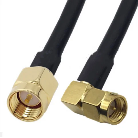 Коаксиальный кабель RG58, Прямоугольный коаксиальный разъем SMA типа штекер-штекер SMA, Wi-Fi антенна, отрезок провода расширения кабель перемычки
Коаксиальный кабель RG58, Прямоугольный коаксиальный разъем SMA типа штекер-штекер SMA, Wi-Fi антенна, отрезок провода расширения кабель перемычки