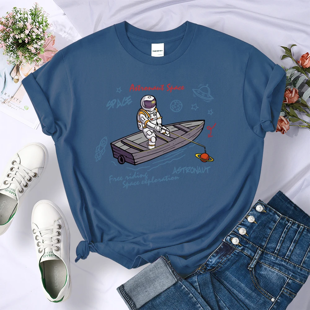 Женские футболки Antiorant, из хлопка, с космическим принтом, S-XXXL, модная летняя повседневная футболка, уличные женские футболки с круглым вырез...
Женские футболки Antiorant, из хлопка, с космическим принтом, S-XXXL, модная летняя повседневная футболка, уличные женские футболки с круглым вырез...