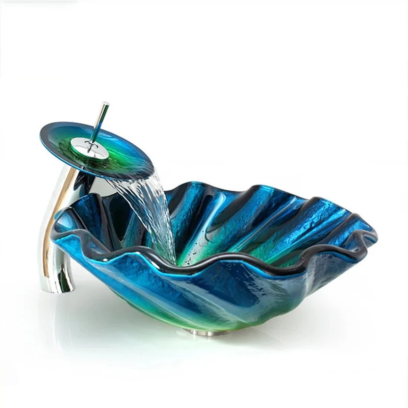 

Европейский Винтажный стиль художественная стеклянная столешница раковина ручной работы керамическая раковина для ванной стеклянная рак...