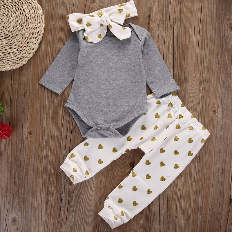 3pcs/set Baby Girls Clothes Sets Spring Autumn Tops Shirt Pants Headband Infant Clothes Baby Kids Clothing Set
3pcs/set Baby Girls Clothes Sets Spring Autumn Tops Shirt Pants Headband Infant Clothes Baby Kids Clothing Set