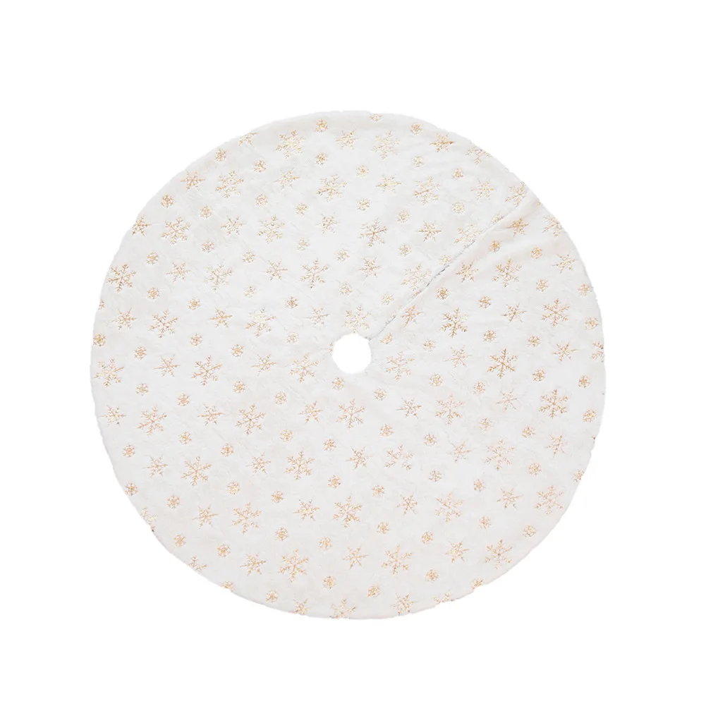 White Tree Skirt 90 122cm high grade Plush bead embroidered Christmas tree decorations
White Tree Skirt 90 122cm high grade Plush bead embroidered Christmas tree decorations