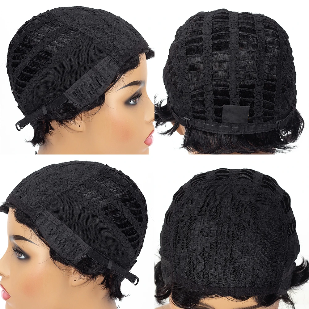 Short Straight Bob Wigs Shoulder Length Bob Wigs 100% Brazilian Human Hair Bob Wigs With Flat Bangs For Women
Short Straight Bob Wigs Shoulder Length Bob Wigs 100% Brazilian Human Hair Bob Wigs With Flat Bangs For Women