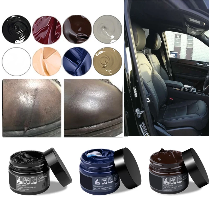 50ml Car Care Liquid Leather Repair Kit Auto Complementary Color Paste Car Seat Sofa Coat Hole Scratch Cracks Polish Paint Care
50ml Car Care Liquid Leather Repair Kit Auto Complementary Color Paste Car Seat Sofa Coat Hole Scratch Cracks Polish Paint Care