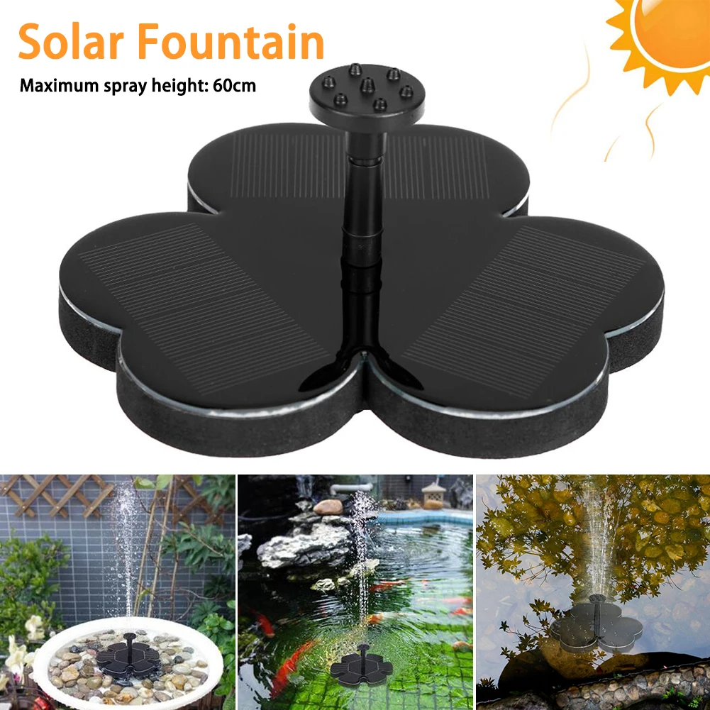 1.5W Mini Solar Powered Fountain Garden Pool Pond Solar Panel Floating Fountain Garden Decoration Water Fountain
1.5W Mini Solar Powered Fountain Garden Pool Pond Solar Panel Floating Fountain Garden Decoration Water Fountain