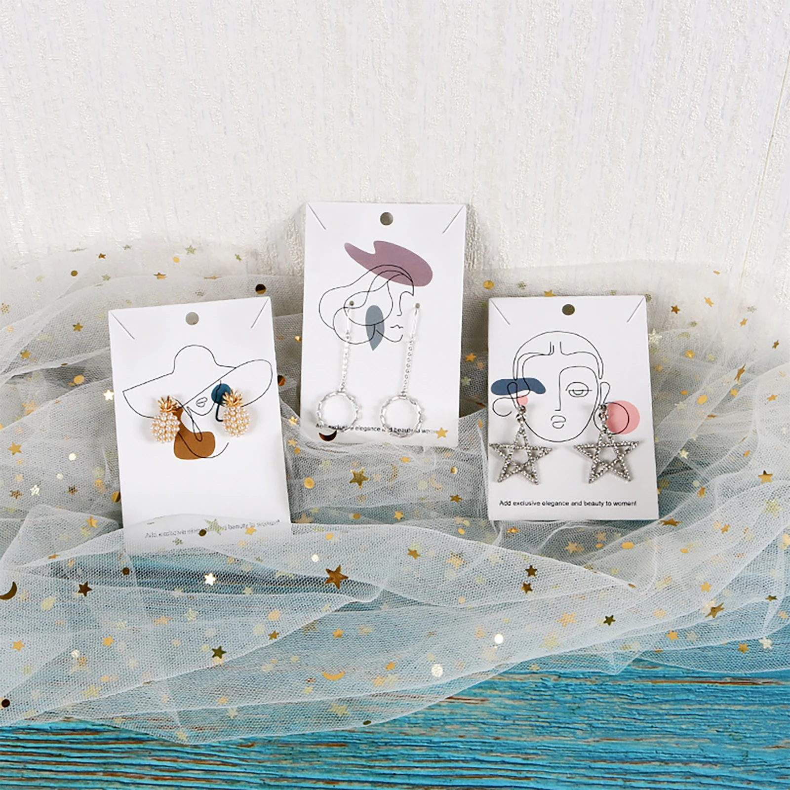 20/100pcs Multi Fashion Patterns Earrings Necklaces Card Paper Ear Studs Display Card Label Favor Jewelry Packaging Hang Tag
20/100pcs Multi Fashion Patterns Earrings Necklaces Card Paper Ear Studs Display Card Label Favor Jewelry Packaging Hang Tag