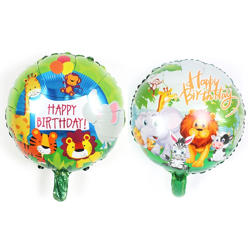 5pcs 18 inch forest theme lion elephant cow balloon birthday party decoration balloon round aluminum foil hydrogen balloon
5pcs 18 inch forest theme lion elephant cow balloon birthday party decoration balloon round aluminum foil hydrogen balloon