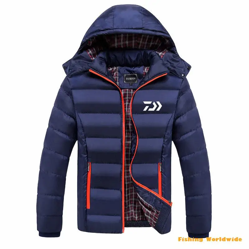 New Men Autumn Winter Outdoor Sport DAIWA Fishing Clothing Thick Warm Hooded Camping Fishing Down Coat DAWA Fishing Jackets 5XL
New Men Autumn Winter Outdoor Sport DAIWA Fishing Clothing Thick Warm Hooded Camping Fishing Down Coat DAWA Fishing Jackets 5XL