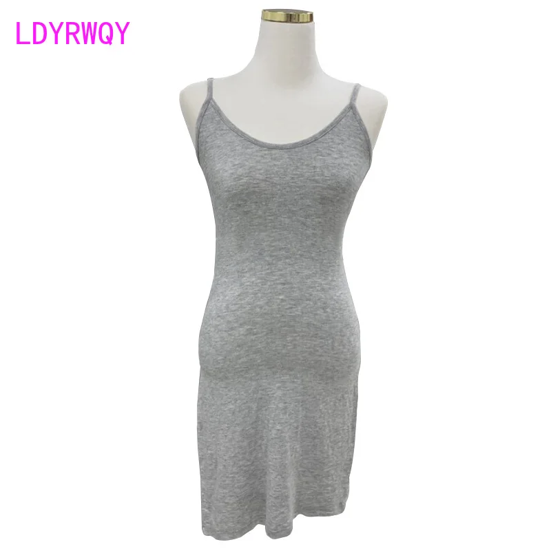 LDYRWQY South Korea 2021 spring and summer new sexy slim bag hip sling bottoming dress female all-match
LDYRWQY South Korea 2021 spring and summer new sexy slim bag hip sling bottoming dress female all-match