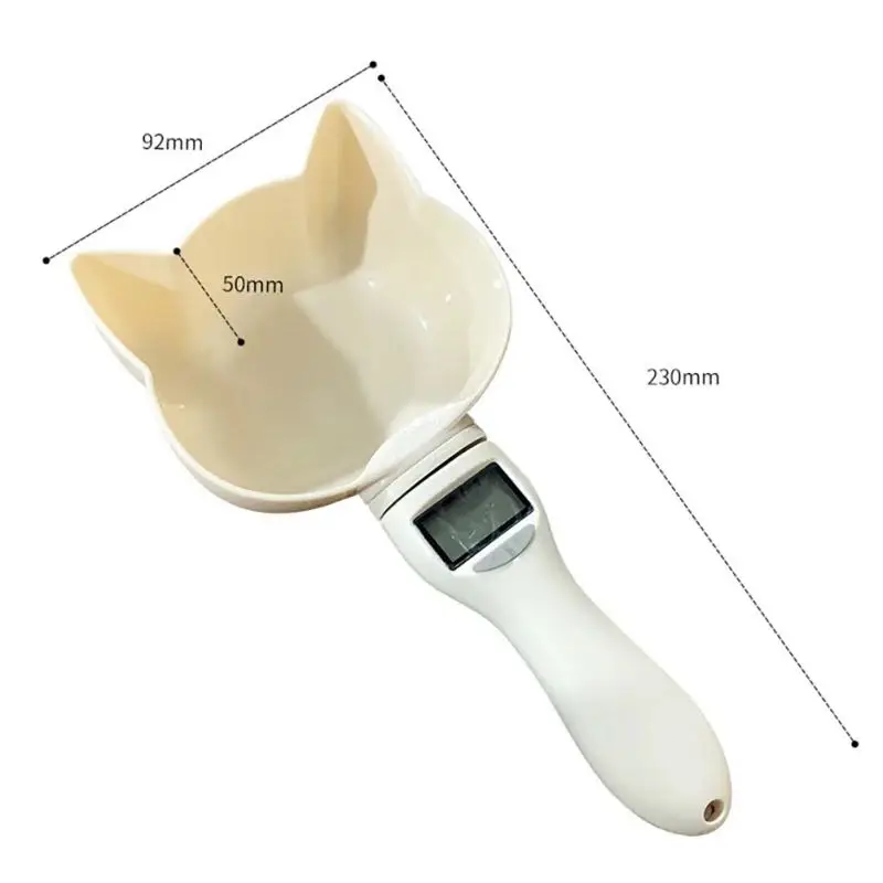 Pet Food Scale Electronic Measuring Tool For Dog Cat Feeding Bowl Measuring Spoon Kitchen Scale Digital Display 250ml 
Pet Food Scale Electronic Measuring Tool For Dog Cat Feeding Bowl Measuring Spoon Kitchen Scale Digital Display 250ml