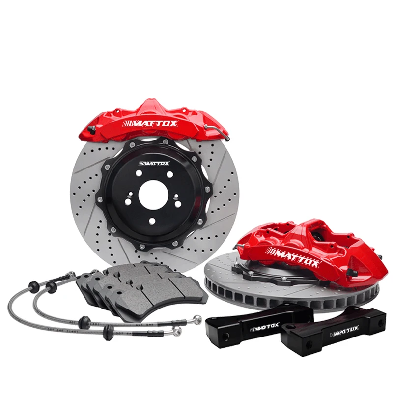 Mattox Racing Car Brake Kit 355*28mm Disc Big 4Pots Piston Caliper Car Racing Brake System Accessories for BMW E65 E66 2002-2008
Mattox Racing Car Brake Kit 355*28mm Disc Big 4Pots Piston Caliper Car Racing Brake System Accessories for BMW E65 E66 2002-2008