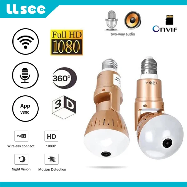 LLSEE 360 degree fisheye lens panoramic lens infrared ip camera white light wireless 960p high-definition wifi mini CCTV light h
LLSEE 360 degree fisheye lens panoramic lens infrared ip camera white light wireless 960p high-definition wifi mini CCTV light h