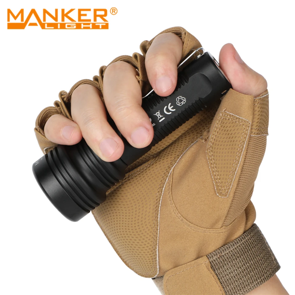 Светодиодный мощный фонарик Manker MC13 SBT90.2 дальнего действия фонарики для улицы