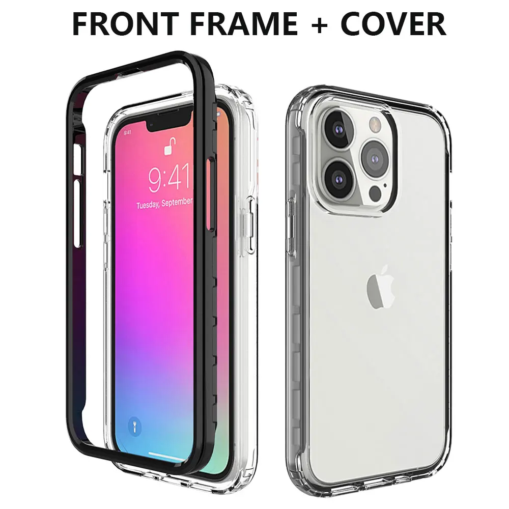 Rubber Shockproof Phone Case for iphone 13 Pro Max Drop Test Case for iphone 12 Mini Cover for iphone 11 Frame Clear Skin Funda
Rubber Shockproof Phone Case for iphone 13 Pro Max Drop Test Case for iphone 12 Mini Cover for iphone 11 Frame Clear Skin Funda