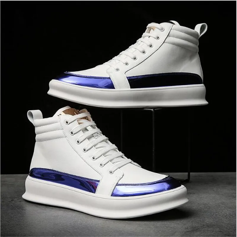 2021 New Luxury Brand Men Fashion High Top Sneakers Spring Autumn Casual High Shoes Men Leather Boots Microfiber Shoes
2021 New Luxury Brand Men Fashion High Top Sneakers Spring Autumn Casual High Shoes Men Leather Boots Microfiber Shoes