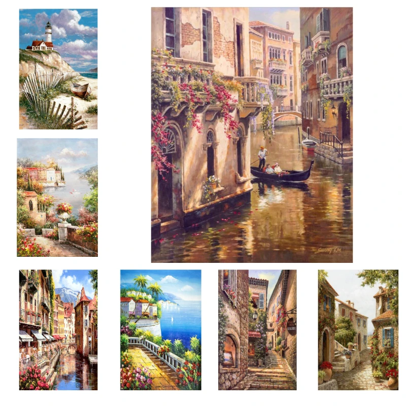 Landscape Canvas Venice Town Seaside Alleys Flying Seagulls Home Decoration Living Room Bedroom Modern Art Wall Painting Poster
Landscape Canvas Venice Town Seaside Alleys Flying Seagulls Home Decoration Living Room Bedroom Modern Art Wall Painting Poster