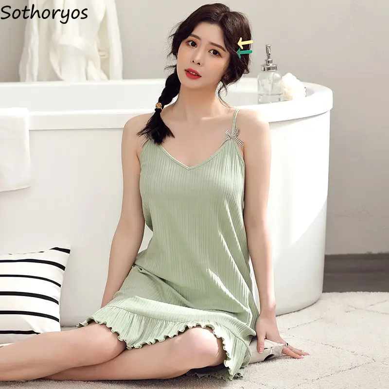 Nightgowns Women V-neck Bow Sweet Homewear Summer Ruffles Elegant Students Soft Mom Solid Leisure Baggy Popular 3XL Ins New
Nightgowns Women V-neck Bow Sweet Homewear Summer Ruffles Elegant Students Soft Mom Solid Leisure Baggy Popular 3XL Ins New