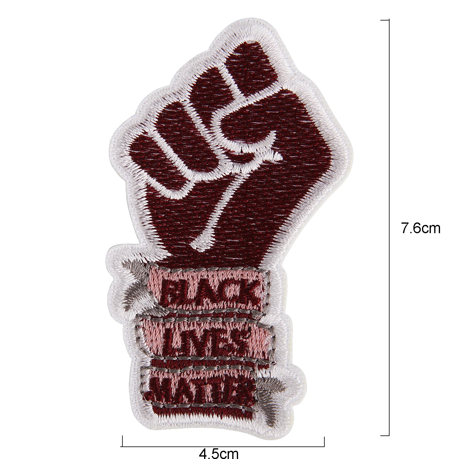 Black Lives Matter Brooches BLM Clothing Badge Stickers Sew/Iron-On Patch BLM Racial Equality Protest March Apparel Accessories 
Black Lives Matter Brooches BLM Clothing Badge Stickers Sew/Iron-On Patch BLM Racial Equality Protest March Apparel Accessories