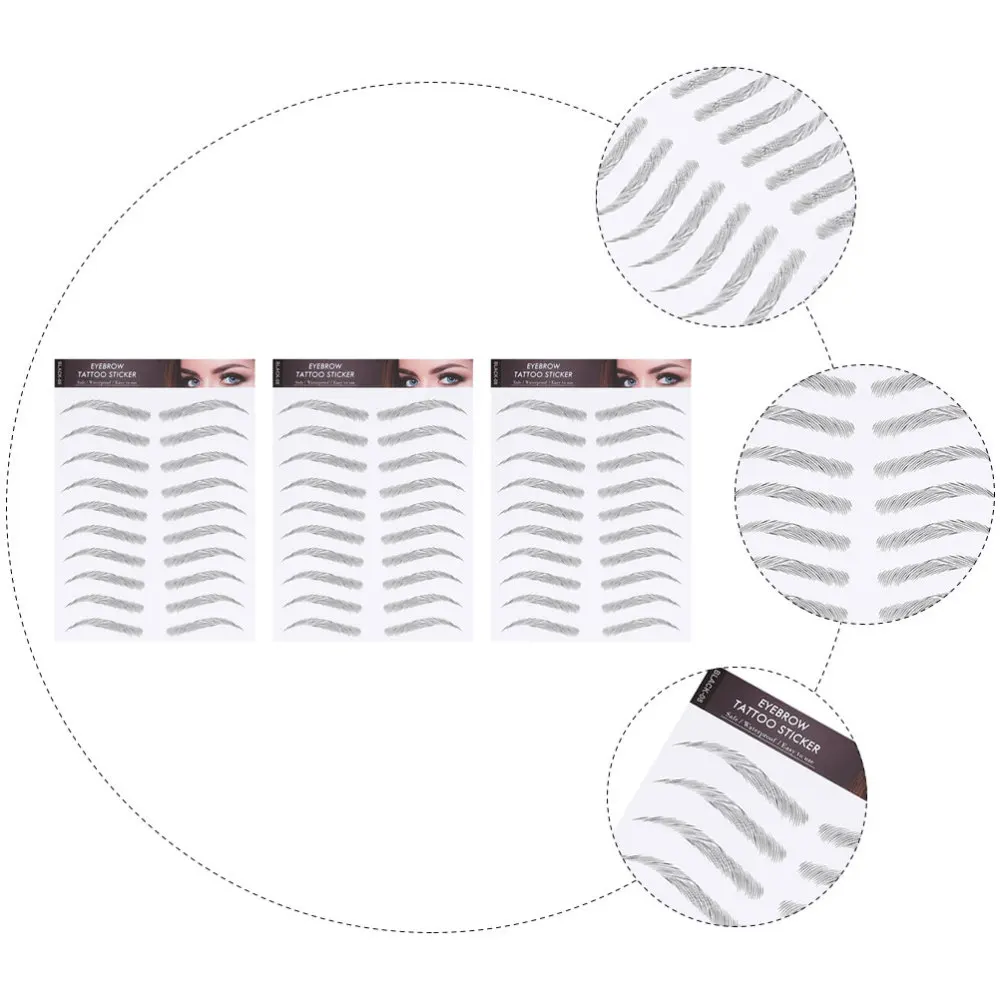 3 Sheets Tattoos Stickers Temporary Brow Tattoos Fake Stickers
3 Sheets Tattoos Stickers Temporary Brow Tattoos Fake Stickers