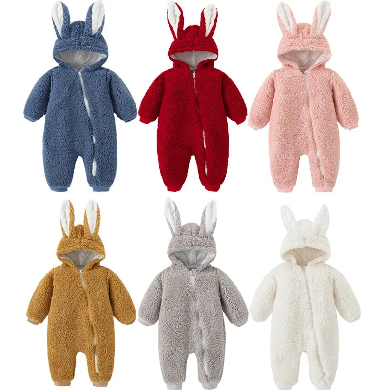 Winter Baby Clothes Newborn One-piece Suit Thickened Autumn Romper Warm Rabbit's Ears Baby's Boy Girl Suit Out Holding 0-24m
Winter Baby Clothes Newborn One-piece Suit Thickened Autumn Romper Warm Rabbit's Ears Baby's Boy Girl Suit Out Holding 0-24m