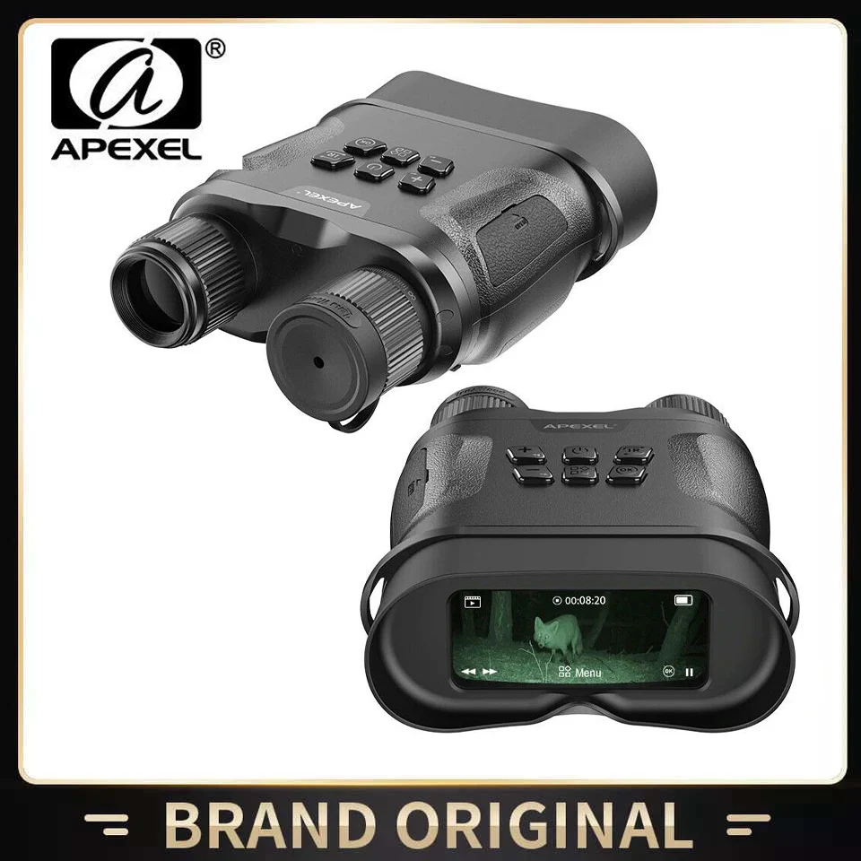 APEXEL Digital Night Vision Binoculars Infrared Telescope HD Video Recording LCD Display Zoom Optics For Hunting Camping Tourism
APEXEL Digital Night Vision Binoculars Infrared Telescope HD Video Recording LCD Display Zoom Optics For Hunting Camping Tourism