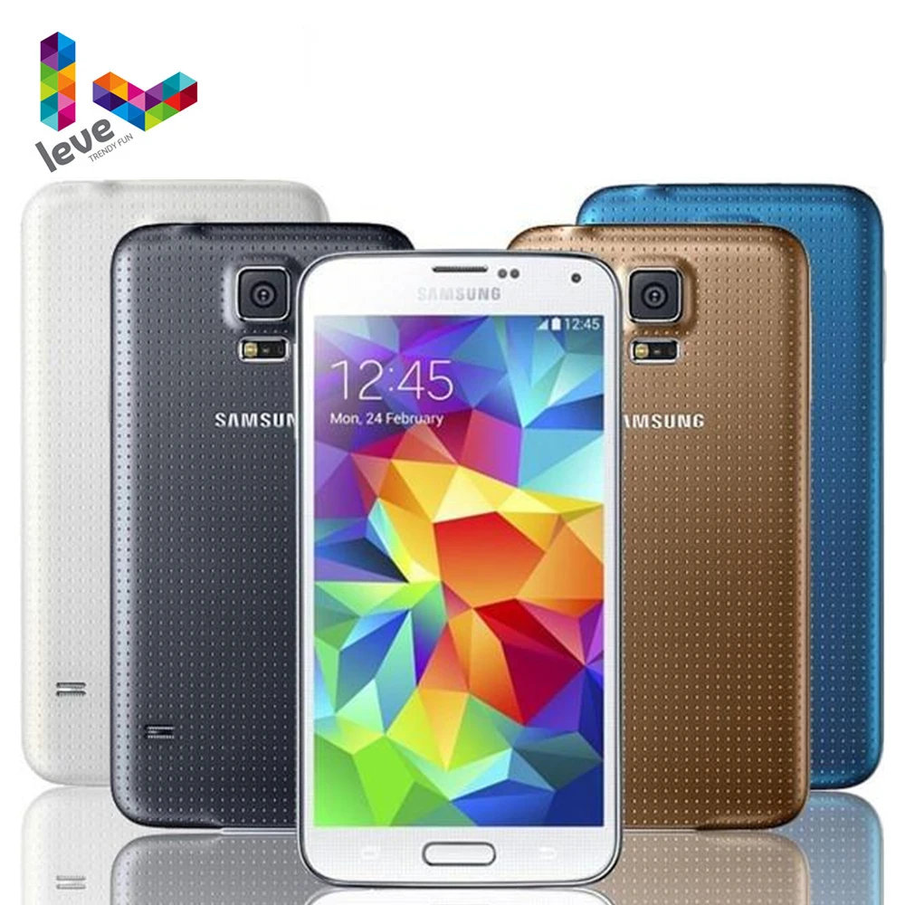 

Original Unlocked Samsung Galaxy S5 I9600 G900F G900A Mobile Phone 5.1" 2GB RAM 16GB ROM Quad Core 4G LTE Android Smartphone
