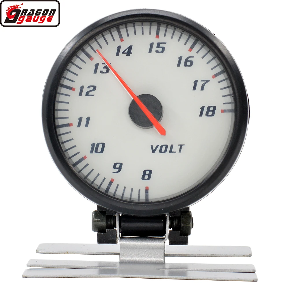 Dragon 60mm Auto Car White Panel Blue Light Racing Modificati Volt Gauge 8-18V Voltage Instrument Meter Free Shiping
Dragon 60mm Auto Car White Panel Blue Light Racing Modificati Volt Gauge 8-18V Voltage Instrument Meter Free Shiping