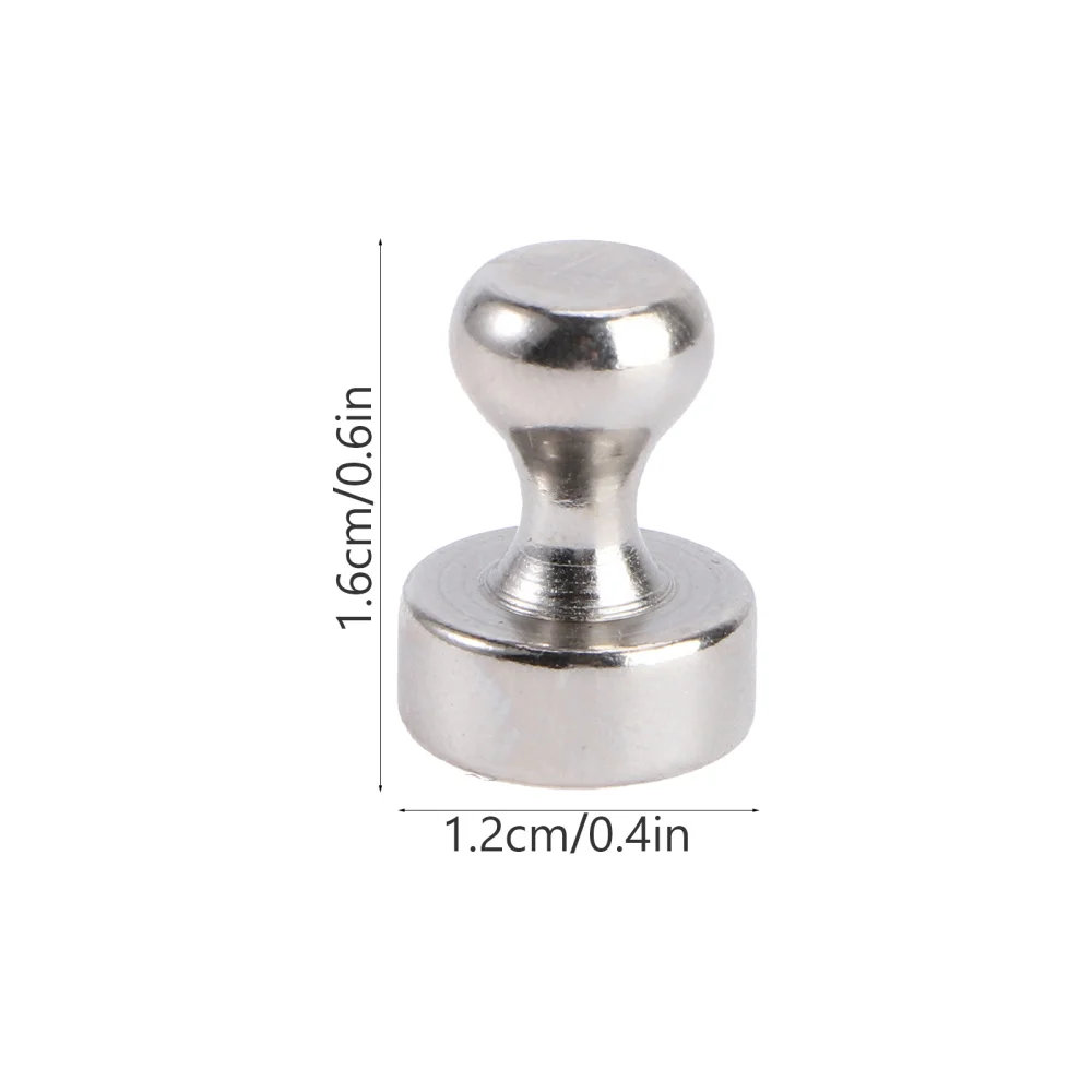 12Pcs Metal Magnetic Durable Refrigerator Magnets Strong Magnets Pushpin Thumbtack Silver
12Pcs Metal Magnetic Durable Refrigerator Magnets Strong Magnets Pushpin Thumbtack Silver