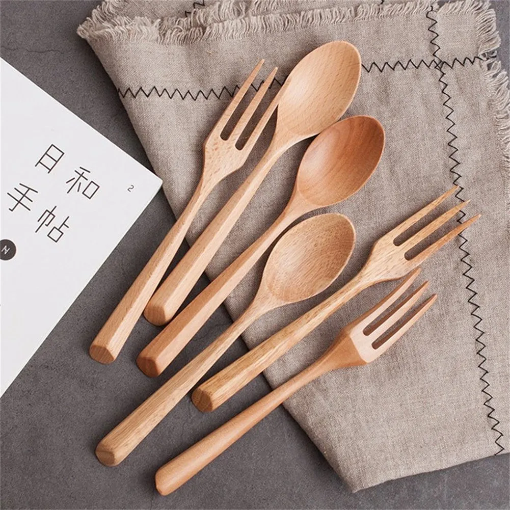 Kitchen Creative Wooden Spoon Fork Dinner Kit Rice Soups Utensil Cereal Handmade Kitchen Cooking Utensil Soup Teaspoon Catering
Kitchen Creative Wooden Spoon Fork Dinner Kit Rice Soups Utensil Cereal Handmade Kitchen Cooking Utensil Soup Teaspoon Catering