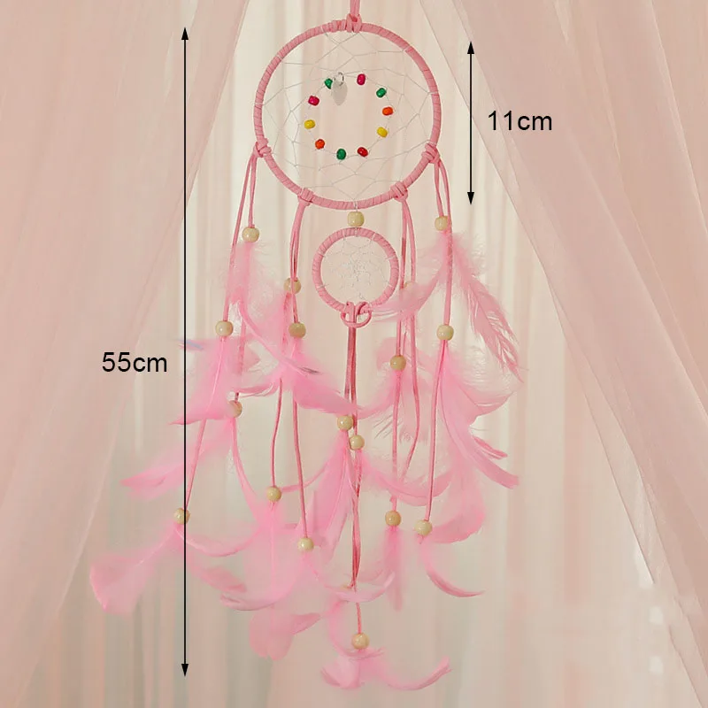 Handmade Dream Catcher with Feather Wall Hanging Decor Ornament Valentine's Day Gifts SLC88
Handmade Dream Catcher with Feather Wall Hanging Decor Ornament Valentine's Day Gifts SLC88