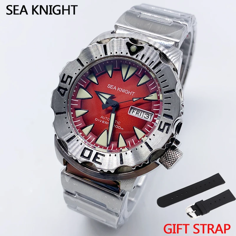 Sea knight Monster Watch Men NH36A Mechanical Watches Sapphire Crystal C3 Super Luminous Diving Watches for Men Automatic Watch
Sea knight Monster Watch Men NH36A Mechanical Watches Sapphire Crystal C3 Super Luminous Diving Watches for Men Automatic Watch