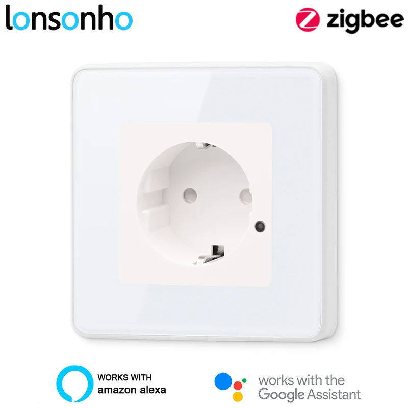 Lonsonho Tuya Smart Zigbee Wall Socket EU UK 220V Smartlife Wireless Remote Control Alexa Google Home Assistant Compatible
Lonsonho Tuya Smart Zigbee Wall Socket EU UK 220V Smartlife Wireless Remote Control Alexa Google Home Assistant Compatible